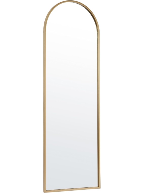 Rustic Accent Mirror for Bathroom, Entry, Dining Room, & Living Room (Gold, 65"x22")